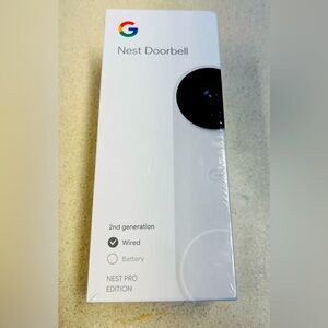 Nest doorbell wired brand new still sealed